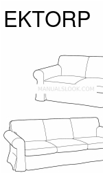 IKEA EKTORP SOFA FRAME Manual de instrucciones