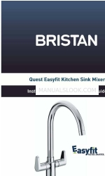 Bristan Quest Easyfit Instructions d'installation et manuel de l'utilisateur