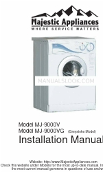 Majestic Appliances MJ-9000VG Manuel d'installation