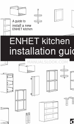 IKEA ENHET kitchen Installationshandbuch