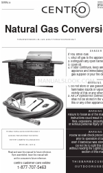 Centro Natural Gas Conversion Kit Manual