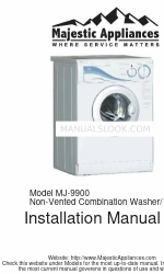 Majestic Appliances MJ-9900 Installation Manual