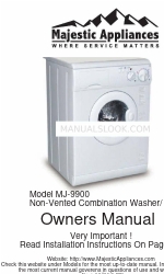 Majestic Appliances MJ-9900 Owner's Manual