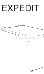 IKEA EXPEDIT COFFEE TABLE SQUARE Petunjuk Manual