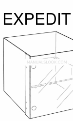 IKEA EXPEDIT COFFEE TABLE SQUARE Manual Petunjuk Perakitan