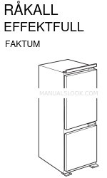 IKEA FAKTUM Manuale d'uso