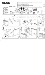 Gami G52-LARGO 100 Instructions de montage