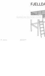 IKEA FJELLDAL FULL LOFT BED Інструкція з експлуатації