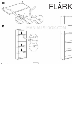 IKEA FLÄRKE BOOKCASE 23X67