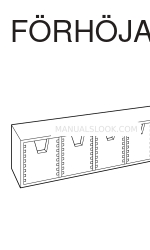 IKEA FORHOJA Gebruiksaanwijzing