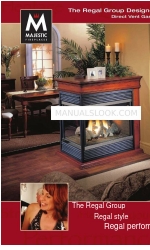 Majestic fireplaces 360DVS2 RP Manuel des dimensions