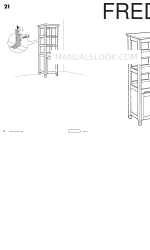 IKEA FREDEN SHELVING UNIT Gebruiksaanwijzing