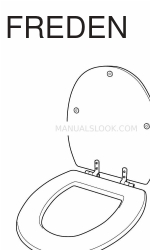 IKEA FREDEN TOILET SEAT Manual de instrucciones