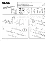 Gami J36-TOSCANE 600 Instrucciones de montaje