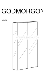 IKEA GODMORGON 사용 설명서