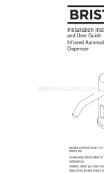 Bristan IRSD1-BZ Istruzioni per l'installazione e manuale d'uso