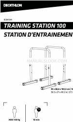 Decathlon TRAINING STATION 100 매뉴얼