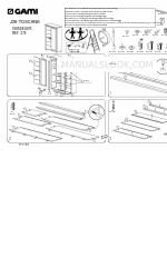 Gami TOSCANE J36 275 Manuale di istruzioni per il montaggio