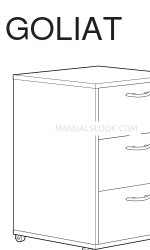 IKEA GOLIAT DRAWER UNIT/CASTERS 사용 설명서