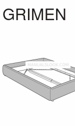 IKEA GRIMEN BED FRAME FULL & QUEEN Руководство по эксплуатации