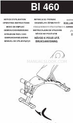 Decathlon DOMYOS BI 460 Instrukcja obsługi