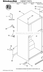 KitchenAid KTRC22ELWH01 Manual Suku Cadang