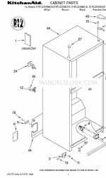 KitchenAid KTRC22EMBL00 Parça Kılavuzu