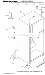 KitchenAid KTRC22KMBL05 Manual de peças