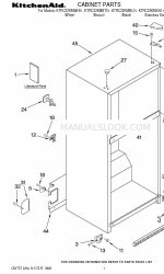 KitchenAid KTRC22KMSS01 Liste des pièces