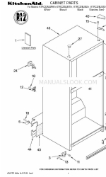 KitchenAid KTRC22MJSS01 Onderdelenlijst