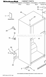 KitchenAid KTRC22MMBL01 Перелік деталей