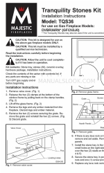Majestic fireplaces TQS36 Інструкція з монтажу Посібник з монтажу