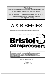 Bristol H23A263ABH Installation & Service Instructions Manual