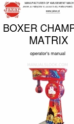 jakar BOXER CHAMPION MATRIX Manual do operador