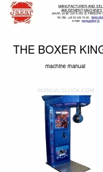 jakar THE BOXER KING Manual da máquina