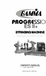 Gamma Progression ES II+ Owner's Manual