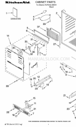 KitchenAid KURO24LSBX00 Перелік деталей