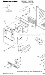 KitchenAid KURO24LSBX01 Перелік деталей