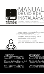 Green DS540059 Manuale d'uso e manuale d'installazione