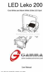 Gamma LED Leko 200 Manuale d'uso