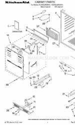 KitchenAid KURS24RSBS01 Перелік деталей