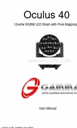 Gamma Oculus 40 Manual do utilizador