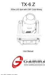 Gamma Led Vision TX-6 Z Manuale d'uso