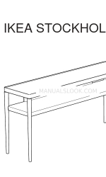 IKEA STOCKHOLM SOFA TABLE 59X15