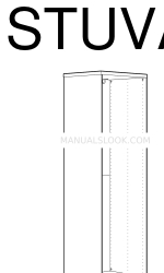 IKEA STUVA Manual de instrucciones de montaje