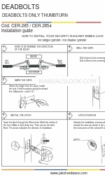 JAKO CER-285 Installatiehandleiding