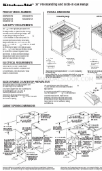 KitchenAid Architect KGSS907XSP Boyutlar