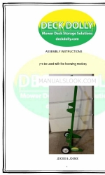 DECK DOLLY JD 3 Series Manual de instrucciones de montaje