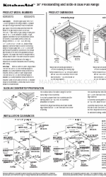 KitchenAid Architect Series II KDRS807SSS Installatiehandleiding