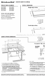 KitchenAid Architect Series II KECC506RSS Dimensioni